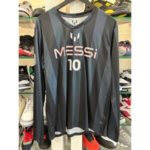 Lionel Messi Collection long sleeve soccer jersey shirt #10 size L large B15
